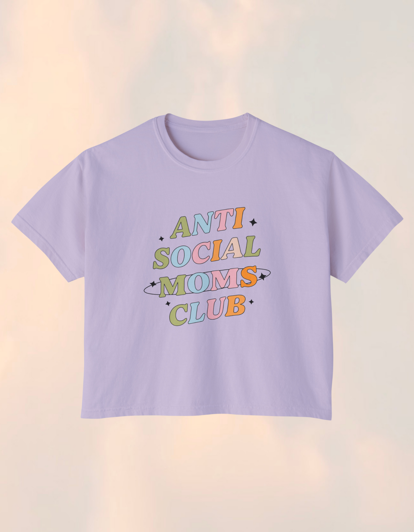 Anti Social Moms Club Boxy Comfort Tee