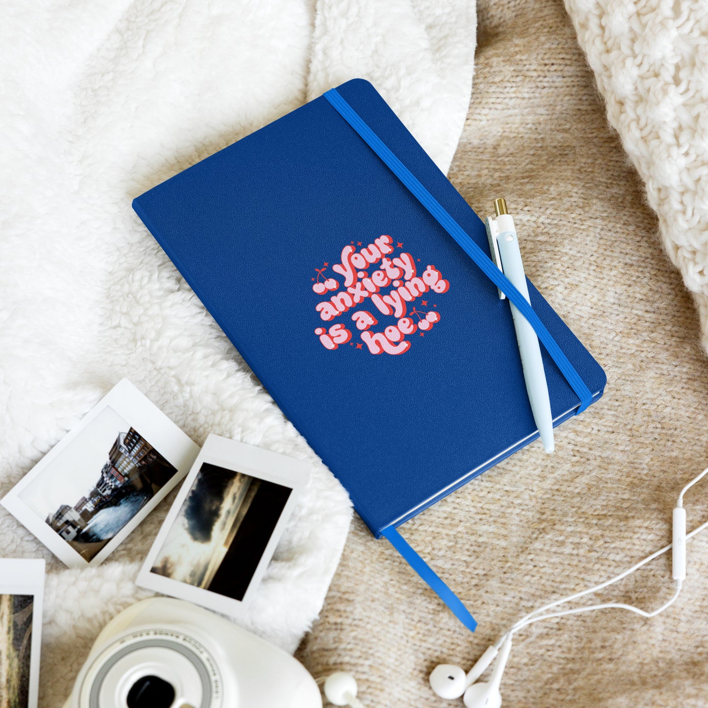 Your Anxiety Is A Lying Hoe Journal with Bookmark