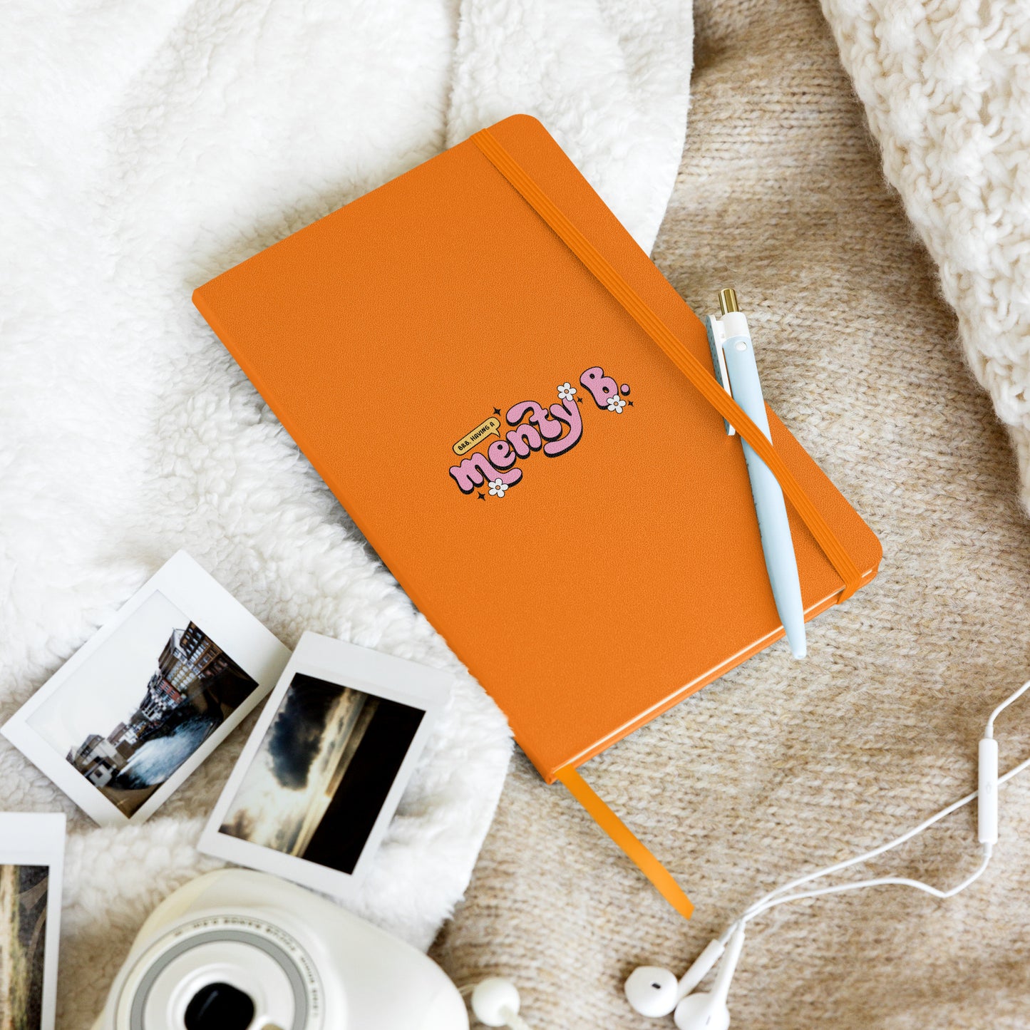 BRB, Having A Menty B Journal with Bookmark