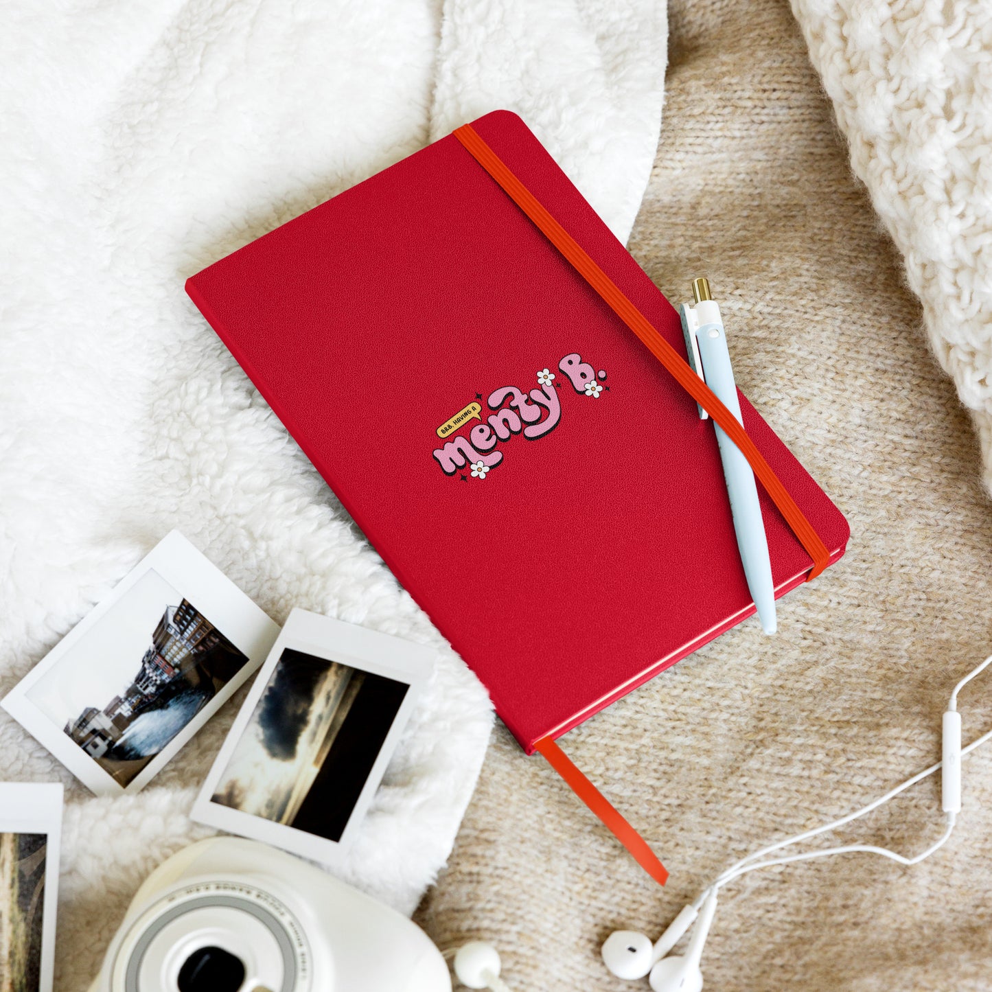 BRB, Having A Menty B Journal with Bookmark