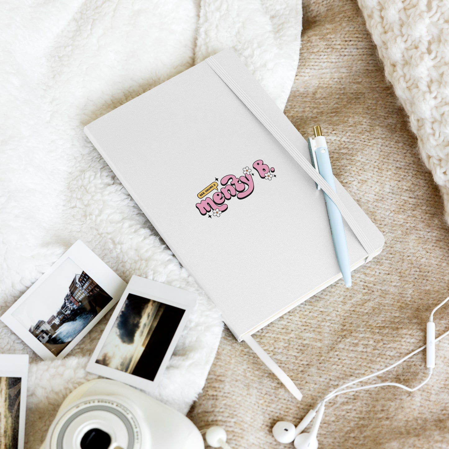 BRB, Having A Menty B Journal with Bookmark