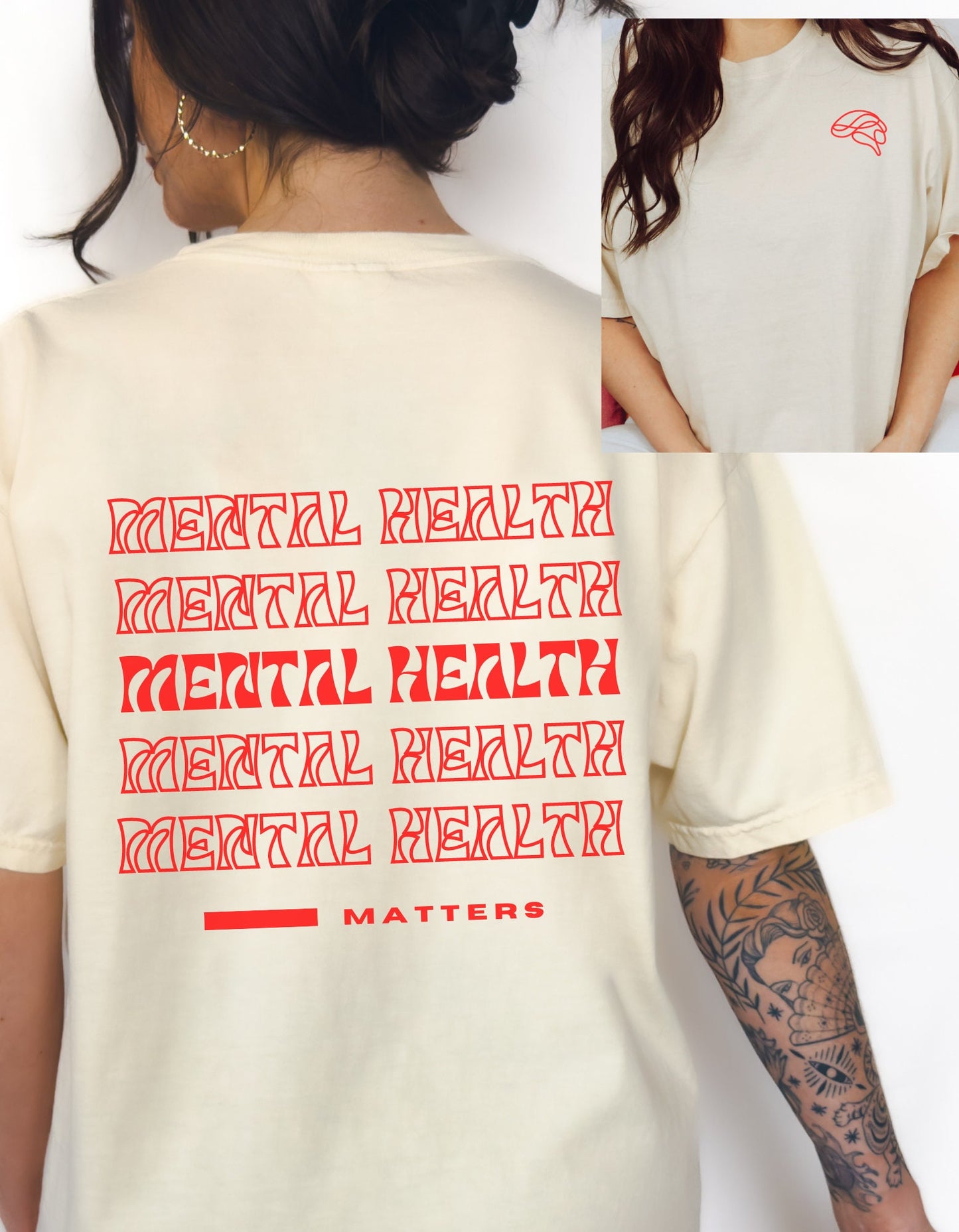 Mental Health Matters Comfort Colors® Tshirt | Mental health awareness 2023 2024 | Unisex 2023 2024 fall gift