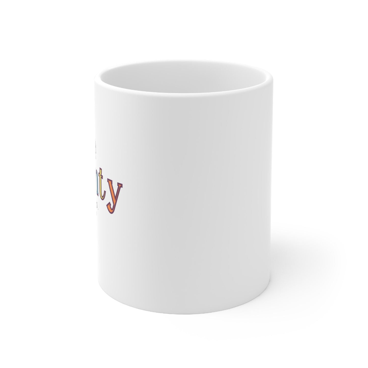 Menty Tee Co Logo 11oz Mug | Mental Health Shop Merch Awareness Matters Ceramic Coffee Tea Mug Gifts New Menty Tee Co Fall 2023