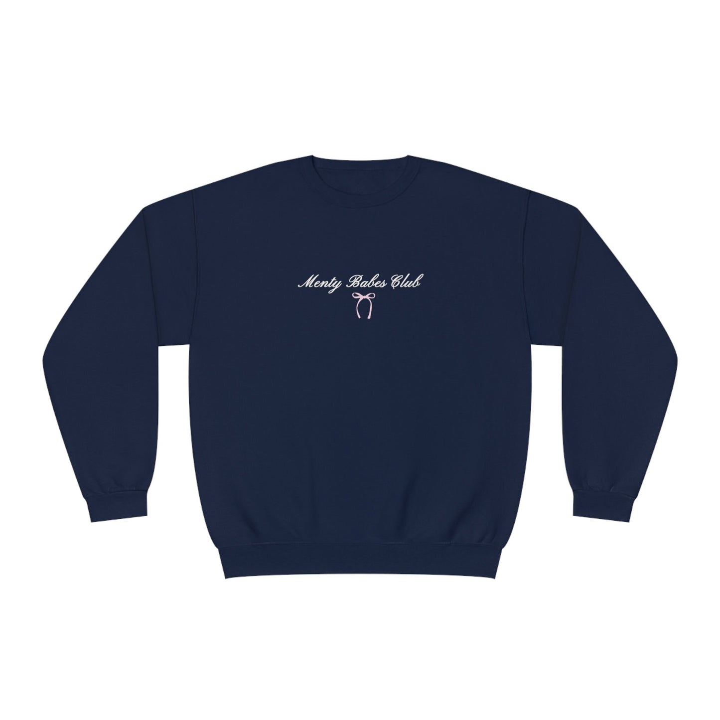 Series 1 Menty Babes Club Pink Bow Crewneck