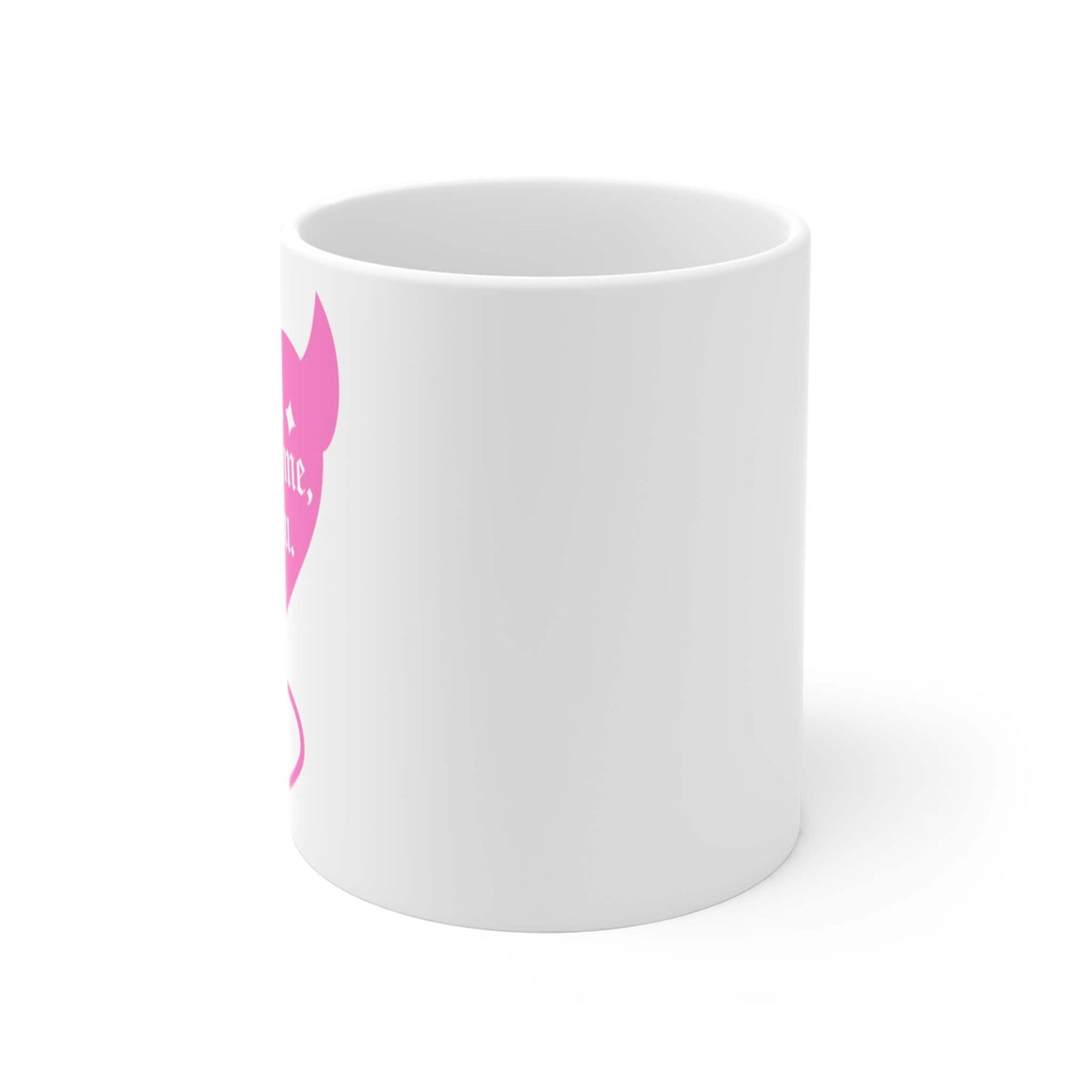 Cute Valentine's Coffee Mug It's Not Me It's You | Fun Self Love Coffee Lovers Gift Valentine's Day Gift 2024 Devil Heart Not Today Satan