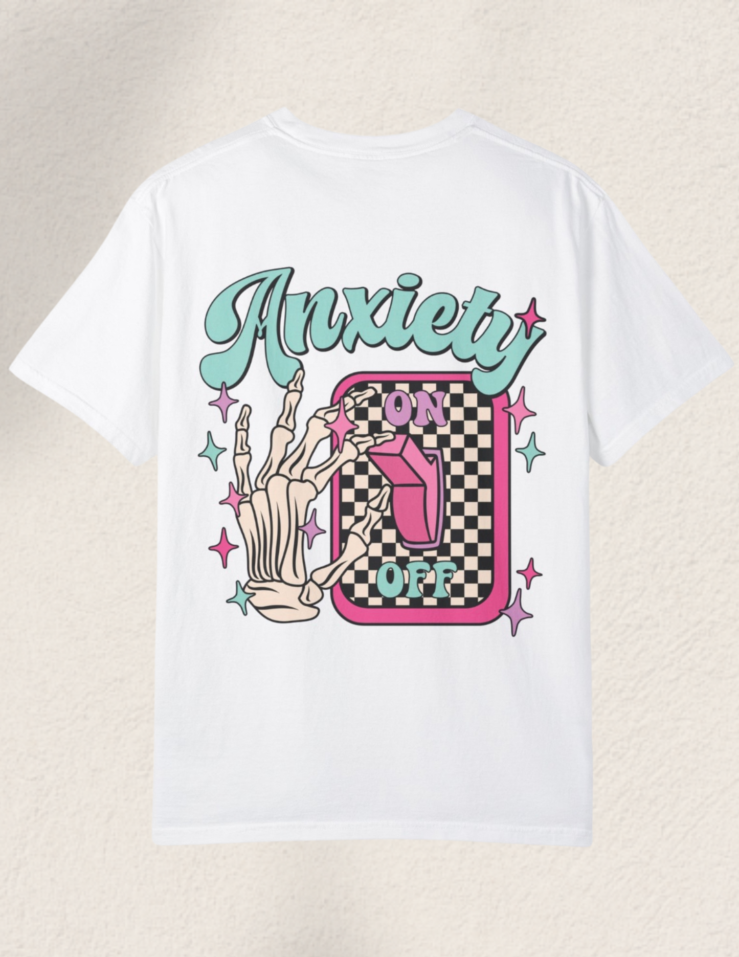 Anxiety Skeleton Light Switch Comfort Colors® Tee