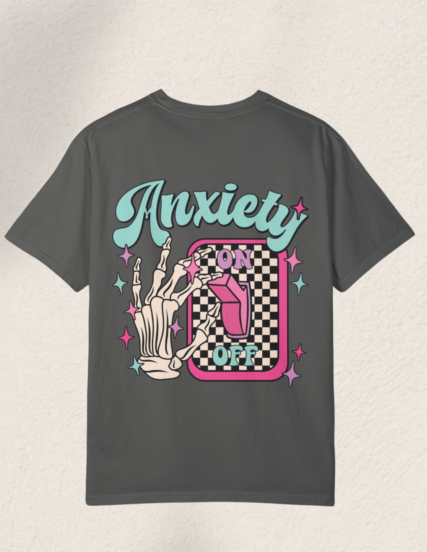 Anxiety Skeleton Light Switch Comfort Colors® Tee