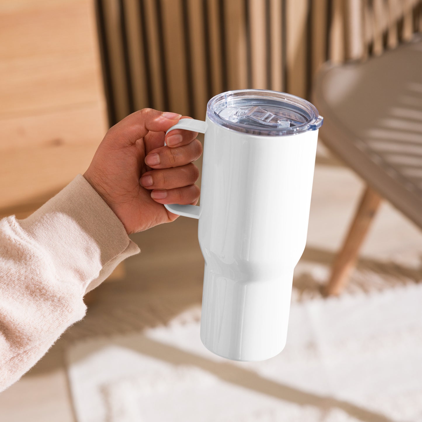 Captain of The Struggle Bus Tumbler with Handle