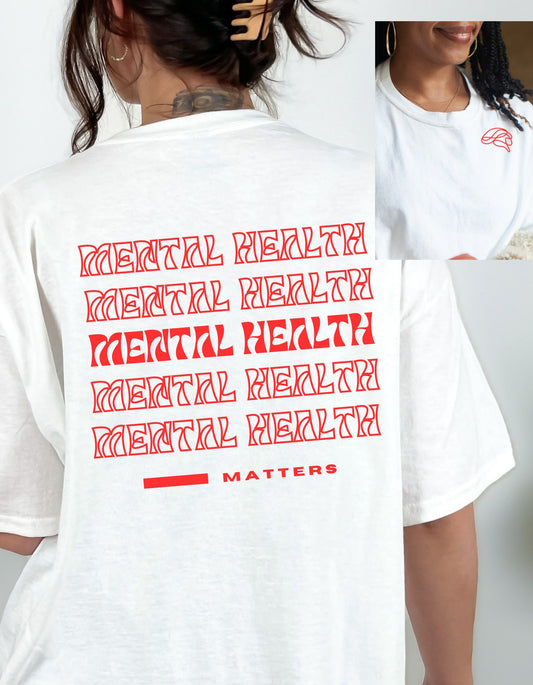 Mental Health Matters Comfort Colors® Tshirt | Mental health awareness 2023 2024 | Unisex 2023 2024 fall gift