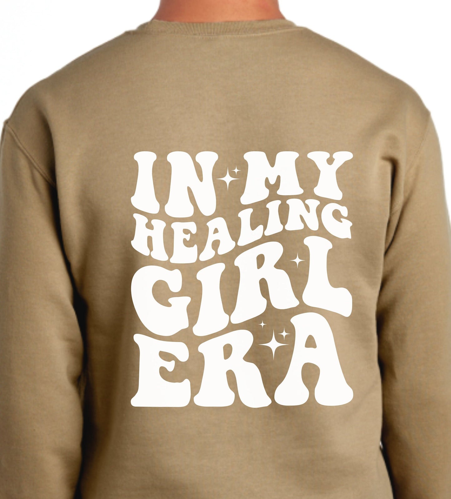 In My Healing Girl Era Oversized Crewneck Sweatshirt