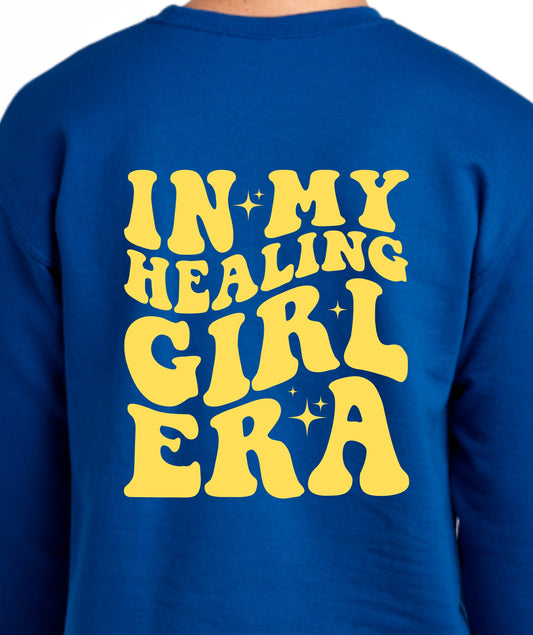 In My Healing Girl Era Oversized Crewneck Sweatshirt