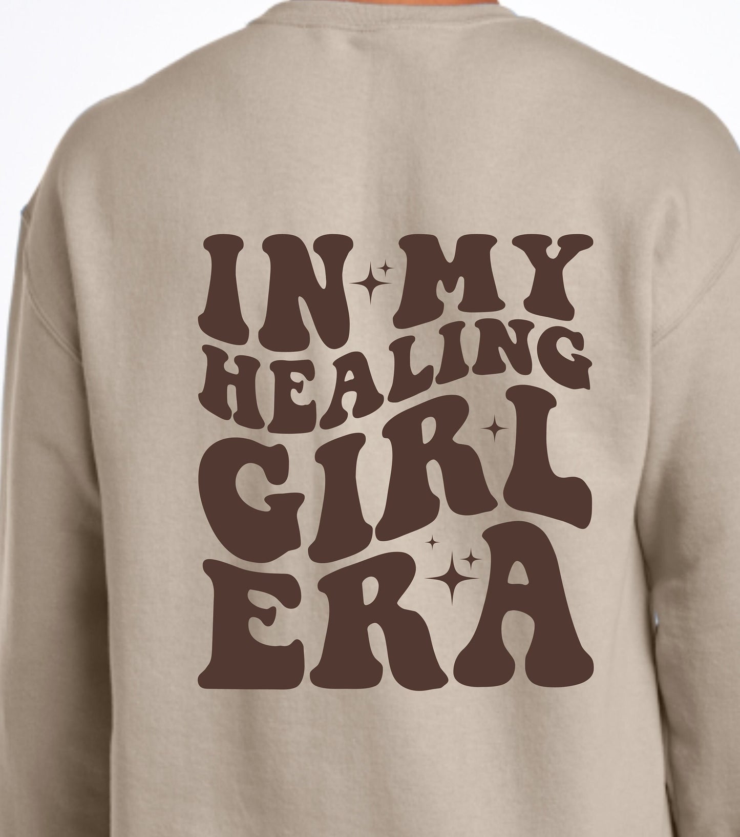 In My Healing Girl Era Oversized Crewneck Sweatshirt